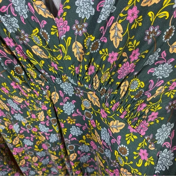 Boden Jersey Midi Tea Dress Chatsworth Green, Lotus Petal - Size 16/18 Regular - Picture 8 of 13